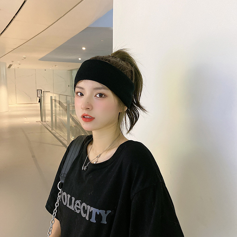 Star with sports hair band Men's Tide sweat-absorbent headscarf boys hair band women running headband headband headband wholesale