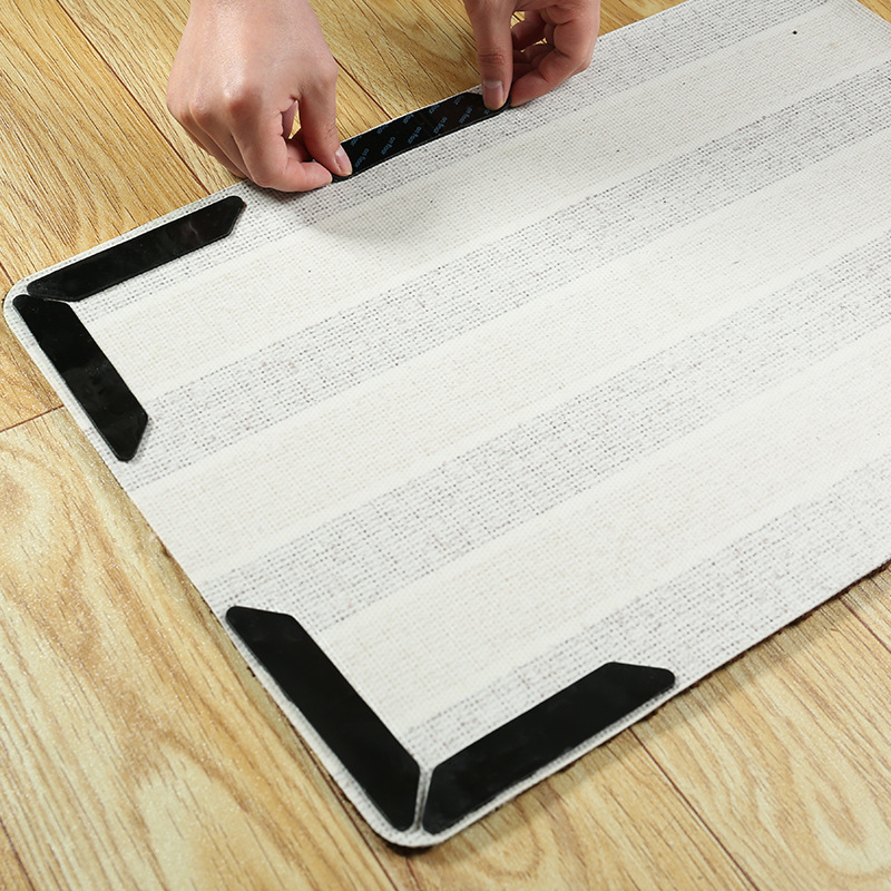 Home Floor Mat Anti-slip Sticker Toilet Washed Floor Mat Triangle Sticker Entry Door Carpet Foot Mat Long Strip Fixed Patch