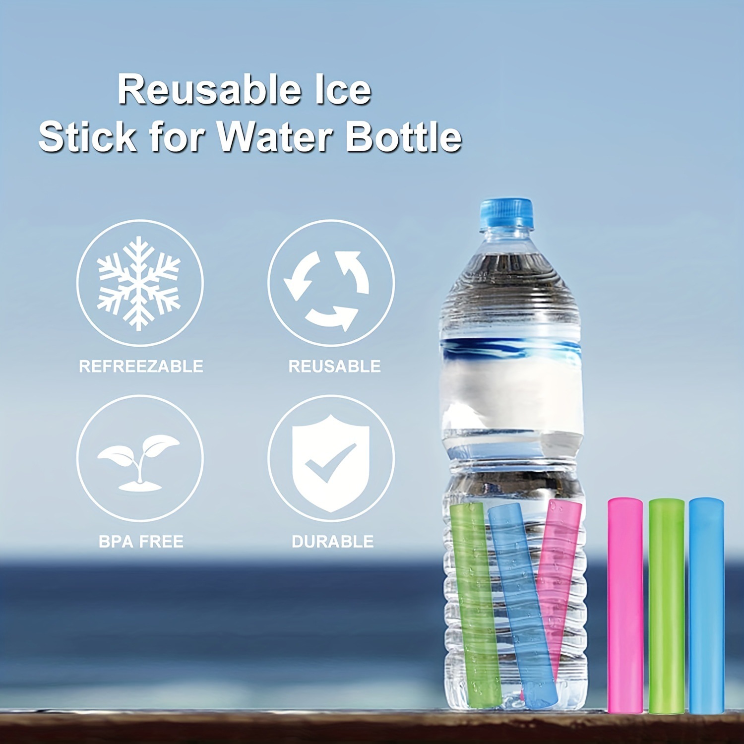 Factory direct sale 24 reusable plastic ice cubes can be iced in summer in various shapes bar party can be cold