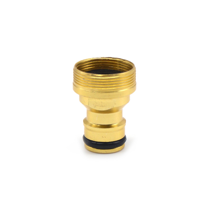 Garden tool joint aluminum copper plated inner and outer wire table basin joint, inner 22 wire outer 24 wire table basin joint