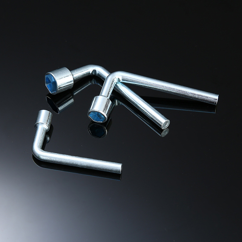 Pipe wrench L-type elbow pipe socket wrench 7-word pipe socket outer hexagonal wrench socket wrench