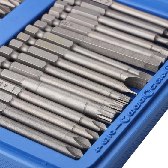 50-piece set lengthened screwdriver electric screwdriver suit special-shaped cross-shaped hexagonal U-shaped screwdriver extension rod