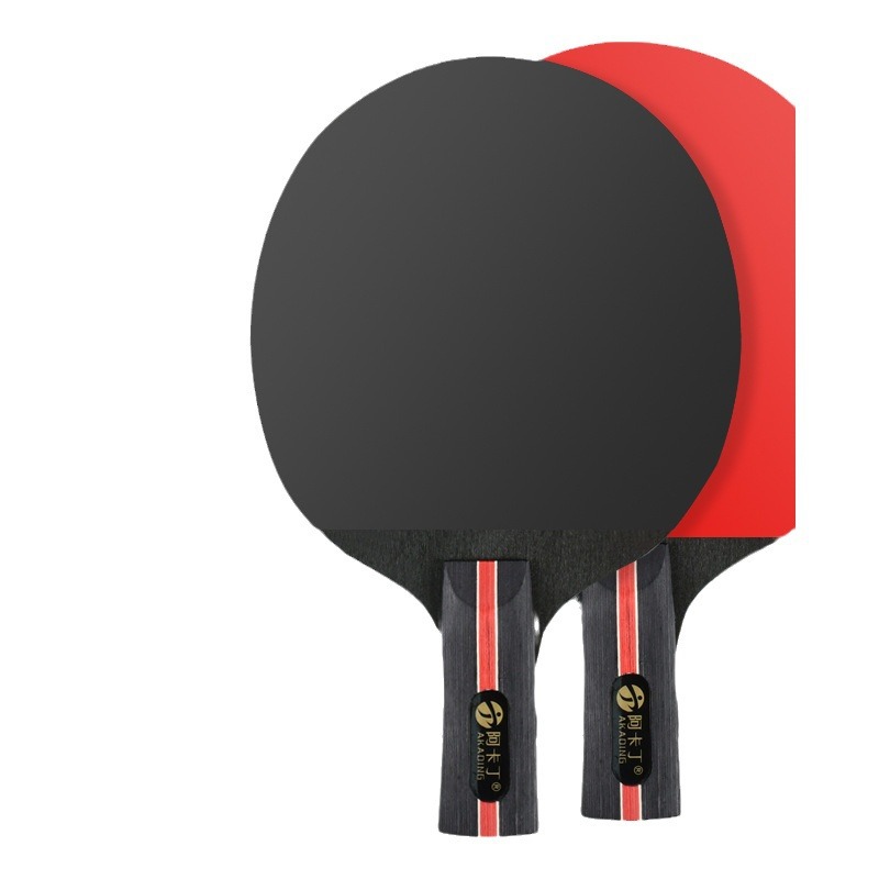 Factory Direct table tennis racket suit beginner double-sided reverse glue finished shot straight shot horizontal shot 2 rackets suit
