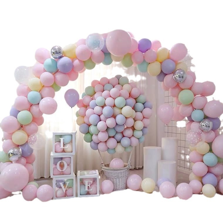 Macaron balloon round thickened cross-border wedding room holiday layout birthday party decoration latex balloon wholesale