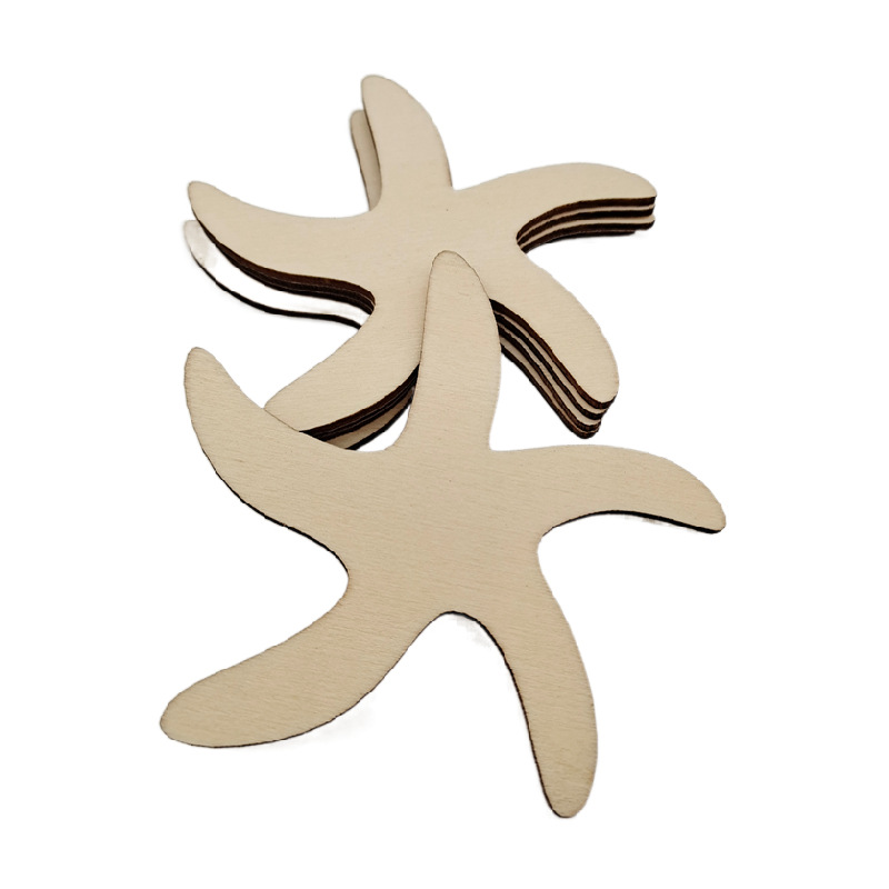 Spot Submarine Animal Wooden Button Pieces Wooden Environmental Protection Marine Cartoon Decorative Wooden Pieces Wooden Handicrafts