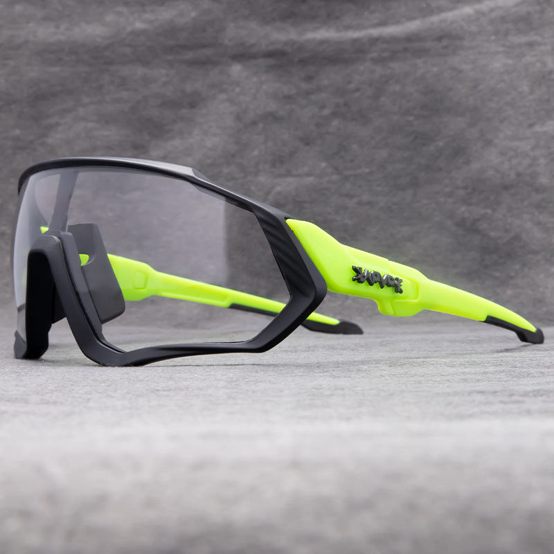 New Windproof Color-Changing Riding Glasses Outdoor Sports Day and Night Dual-Use Running Mountain Road Bike Goggles