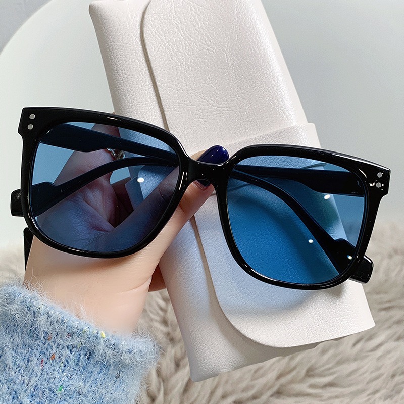 2022 new Korean style GM glasses Dion same style retro big frame sunglasses fashion UV protection sunglasses