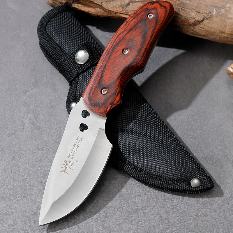 Outdoor portable Mongolian meat knife like knife hand-held meat dagger portable camping knife multi-function barbecue meat cutting knife