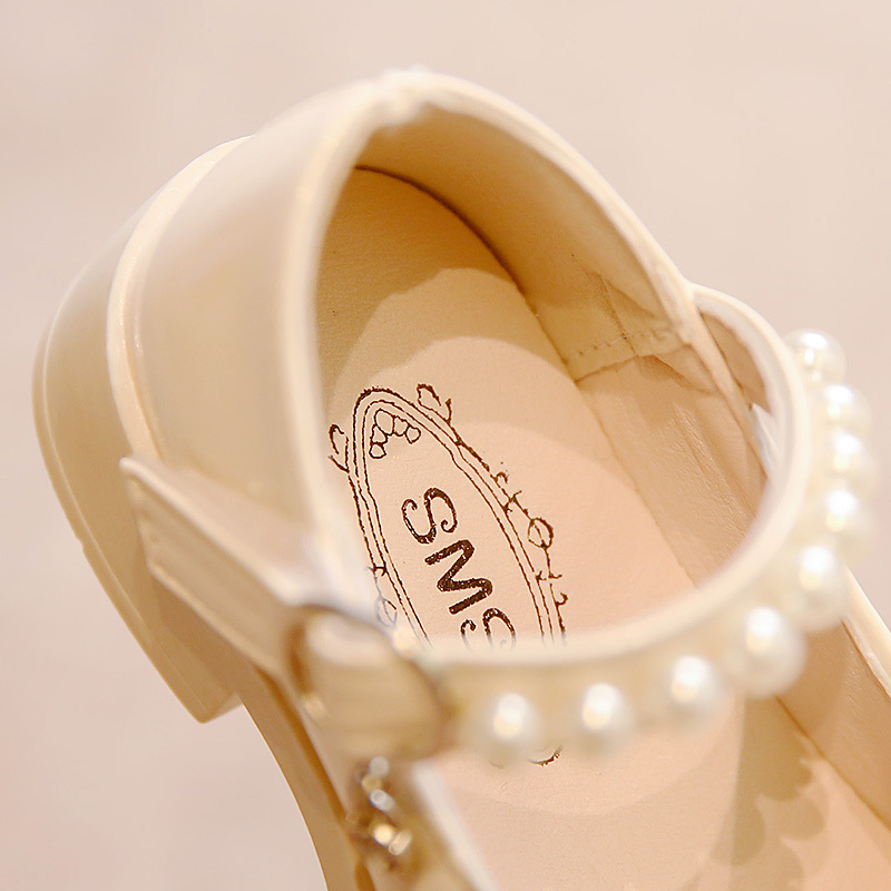 2024 Autumn New girls' rhinestone single-layer shoes fashion princess shoes Korean style bow soft bottom girls' small leather shoes fashion