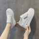 Trendy Sunday Women's Shoes New Thick Sole Height Increasing Women's Shoes Mesh White Shoes Casual Sneakers
