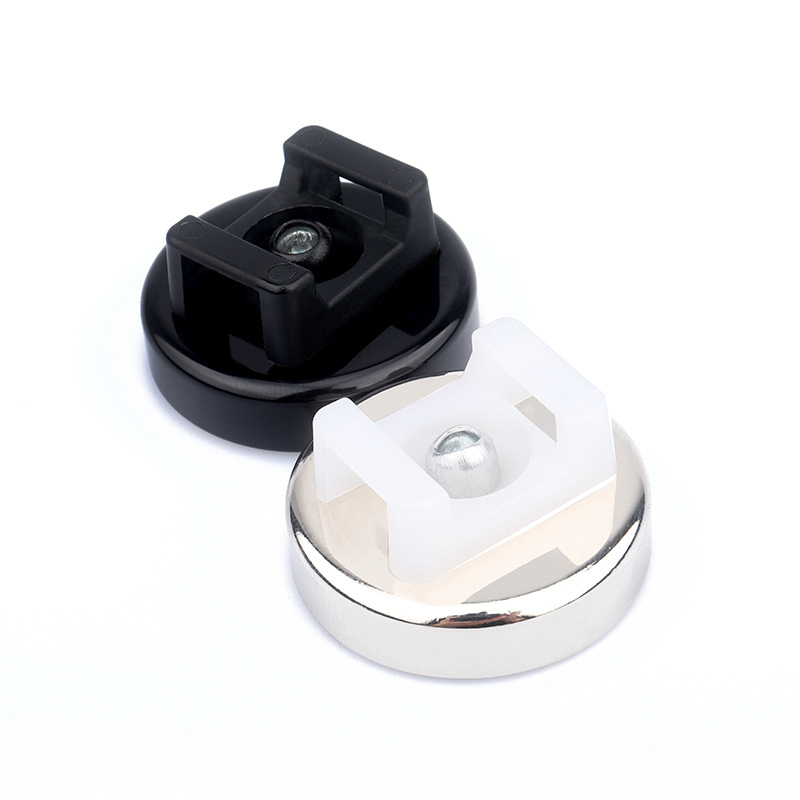 NdFeB Strong Magnetic Saddle-shaped Magnetic Tie Seat Magnetic Tie Sucker Tie Wire Tie Wire Artifact with Magnet Fixing Seat