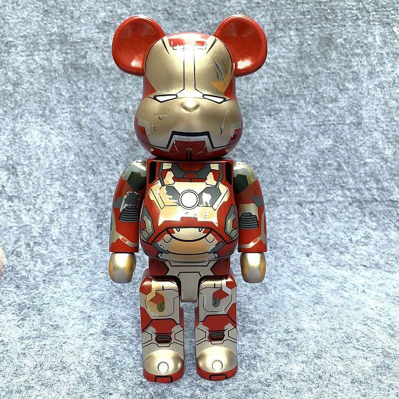 Bear brick жестокий медведь строительный блок медведь счастливый кот Совместное прилив играть куклу Слепая Коробка кукла рука украшения для гостиной