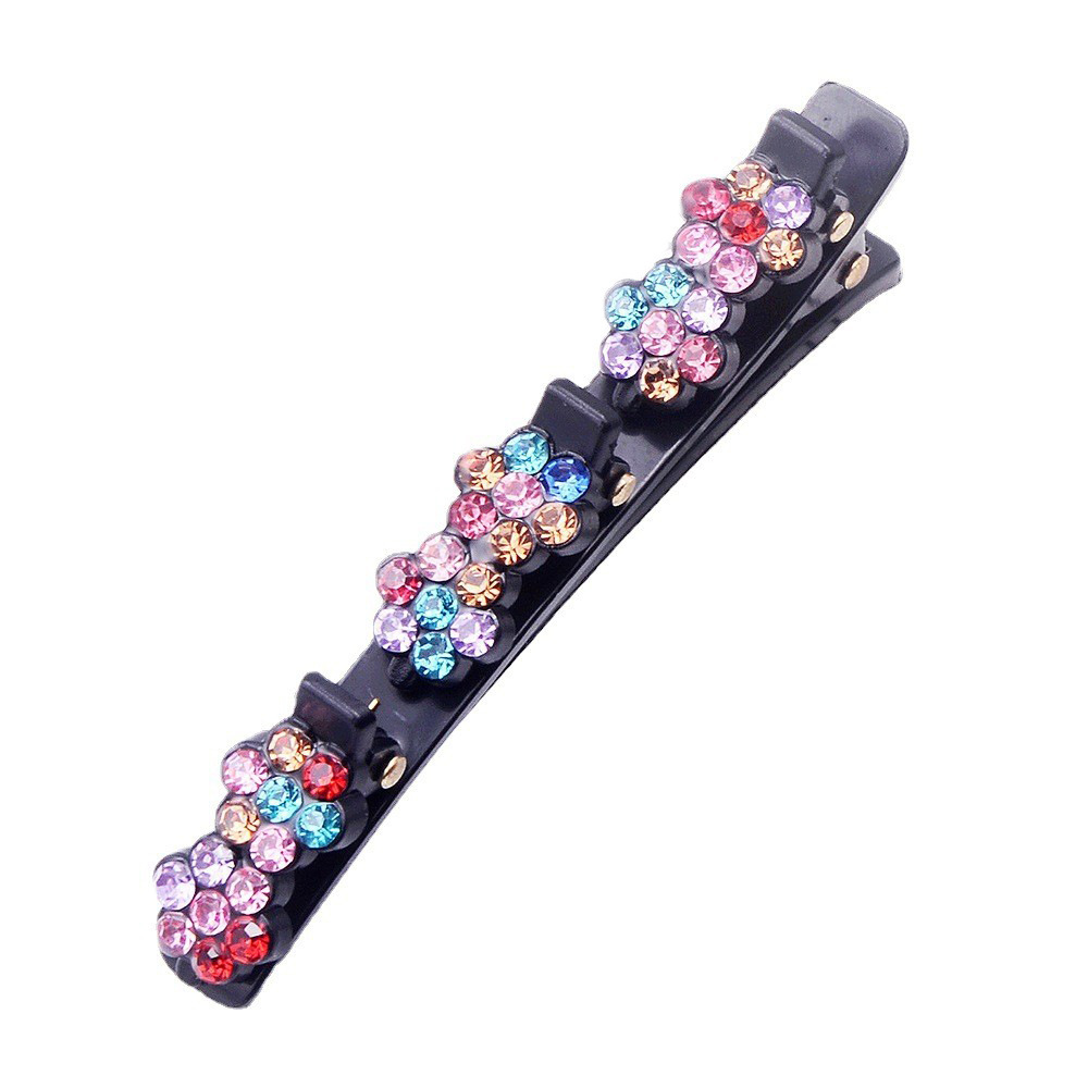 TikTok Explosions Hair Wrapping Hairpin Bangs Rhinestone Side Fragment Hairpin Female Internet Celebrity Artifact Headwear Headwear Buckbill Clip