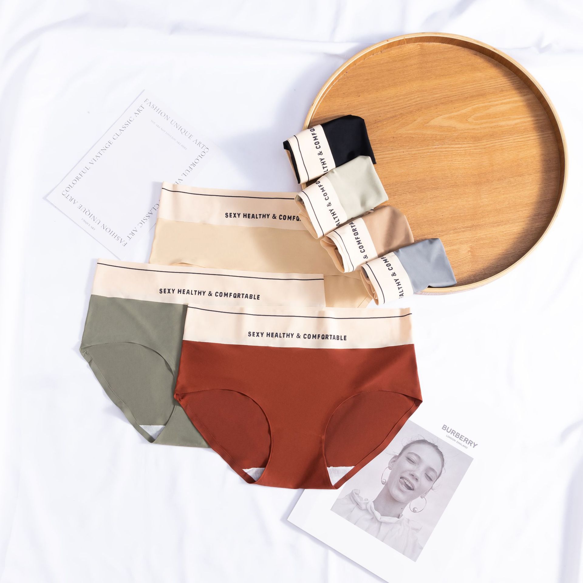 High-waisted underwear for women with strong belly-retracting and hip-ret new antibacterial shorts for women with hip-lifting sexy shorts
