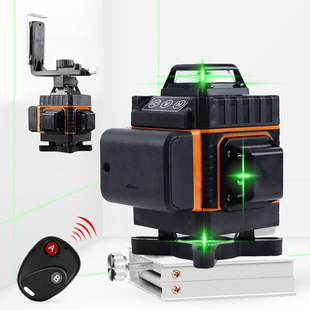 Green light wall-to-ground strong light laser 16-line level multifunctional high-precision indoor and outdoor automatic 12 level