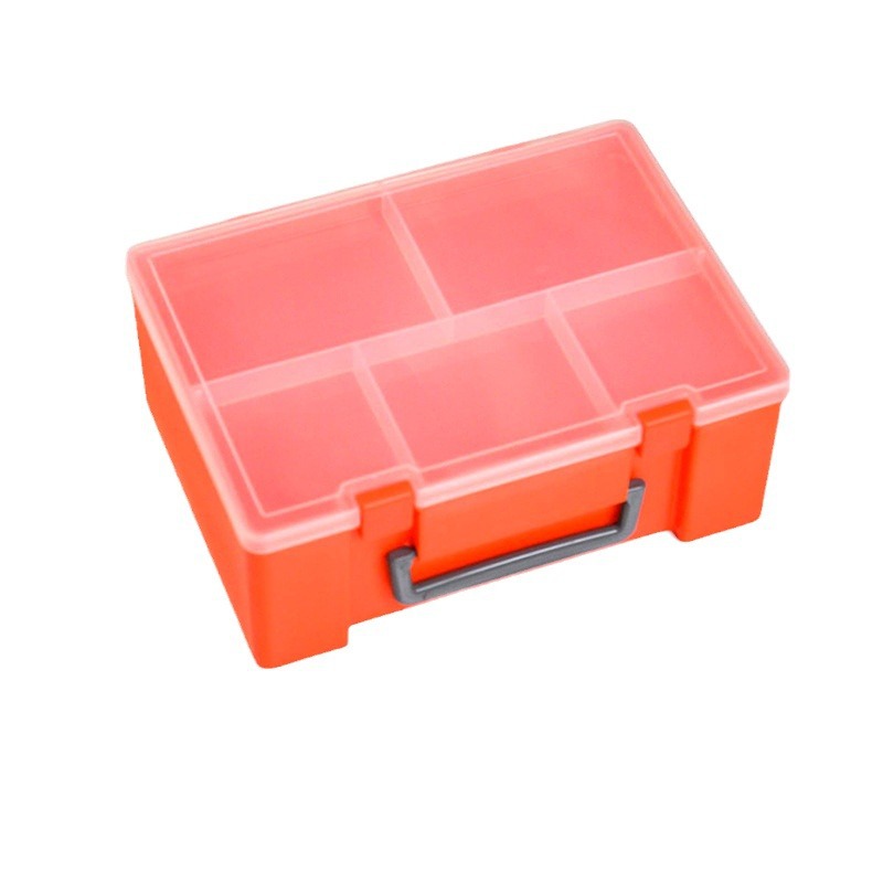 Lego toy storage box classification box portable plastic packaging box buckle lid maker education tool box