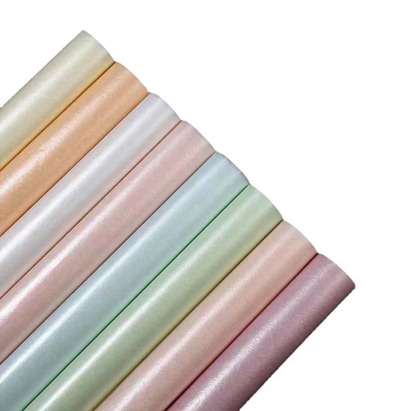 Sydney paper flower packaging lined with pleated paper waterproof bouquet packaging paper Shirley paper florist material wholesale spot