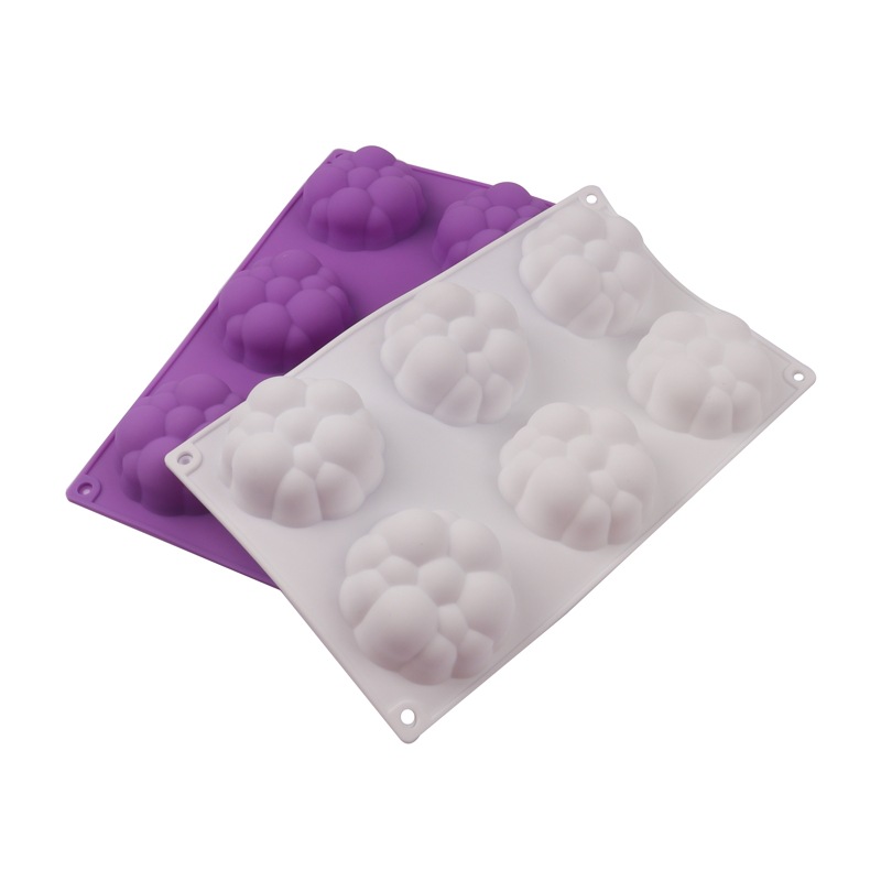 6 Lian Xiangyun Bubble Mu Si Cake Mold Xiangyun French West Point Dessert Cake Mold Fold Sugar Baking Mold