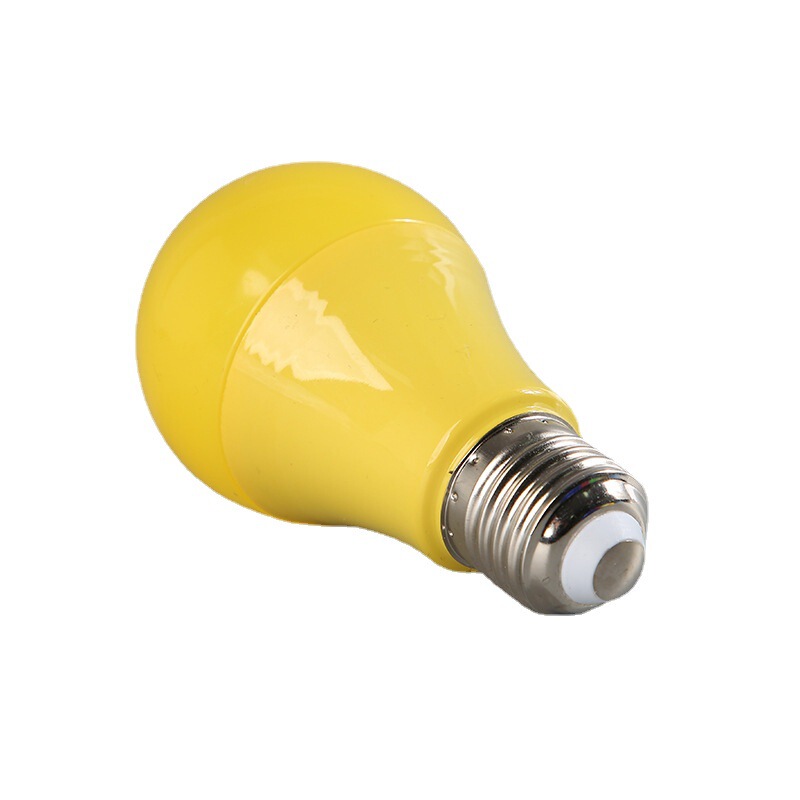 Ledカラープラスチックバッグアルミ電球a60電球寝室リビングホテルレストラン装飾電球雰囲気ランプ照明灯|undefined