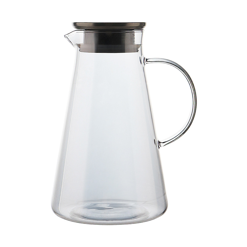 Vintage Glacier Cold Water Kettle Cold Soaking Large Capacity High Temperature Resistant Cold Water Cup Teapot Set Household Water Container Tie Pot