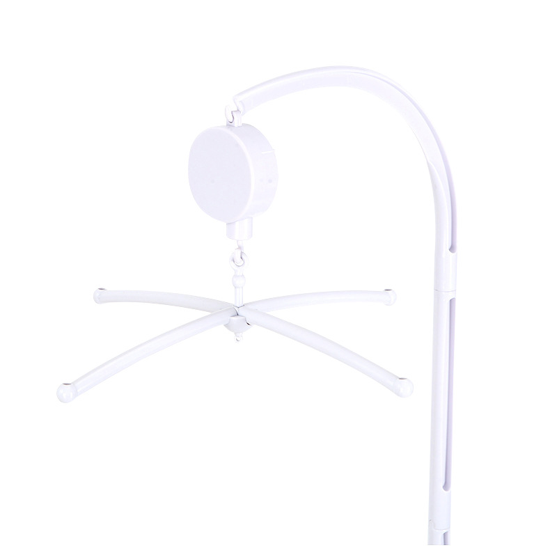 in stock cross-border newborn crib bell bracket double hole adjustable bed bell plastic bracket bottom clip fixed