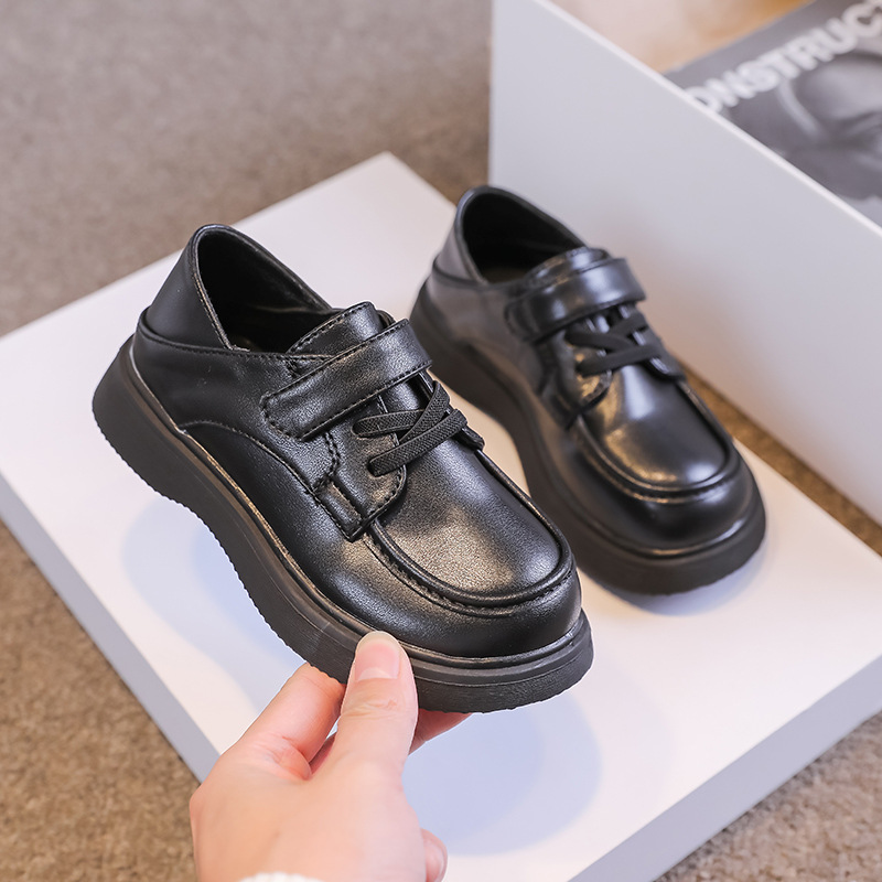 Children's small leather shoes 2022 spring new British style loafers lace-up Japanese student shoes jk single shoes for girls