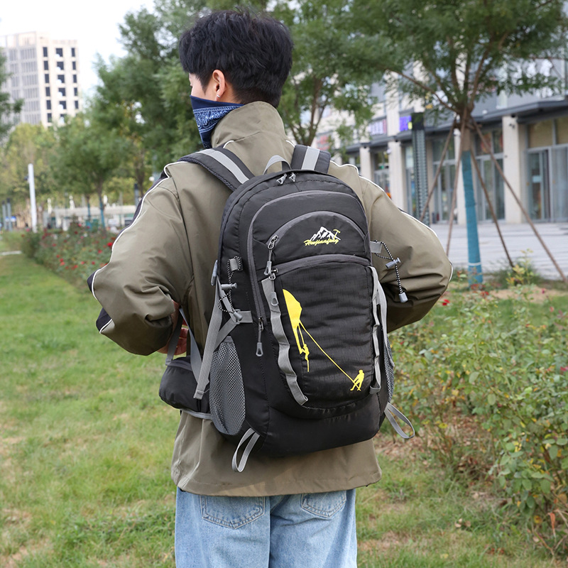 New mountaineering bag multi-functional burden reduction outdoor hiking backpack men's and women's large capacity travel camping backpack wholesale