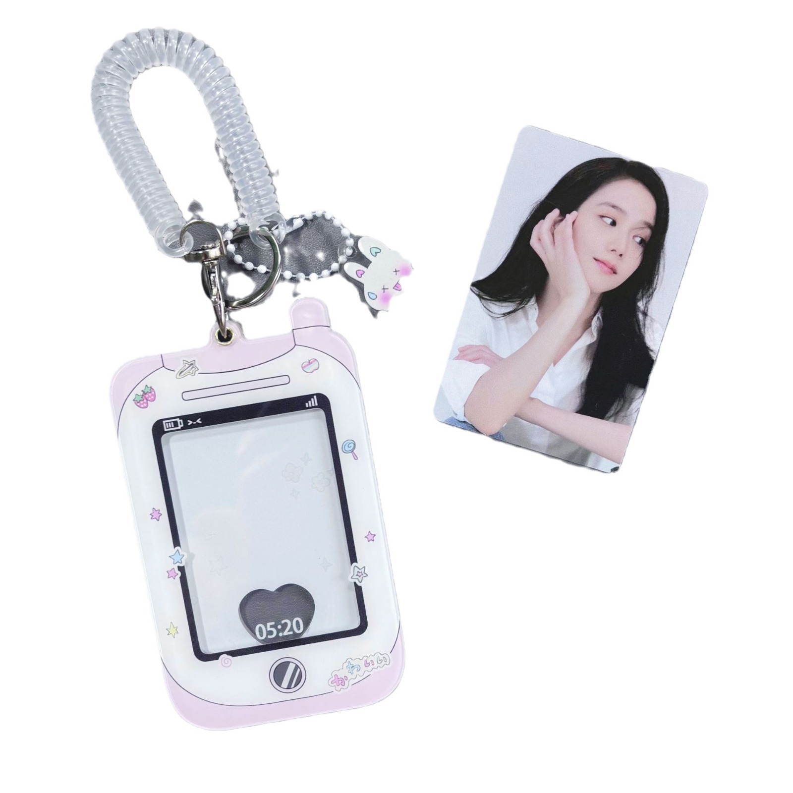 Original y2g mobile phone camera acrylic card holder small card card holder stand card holder small card protection card holder