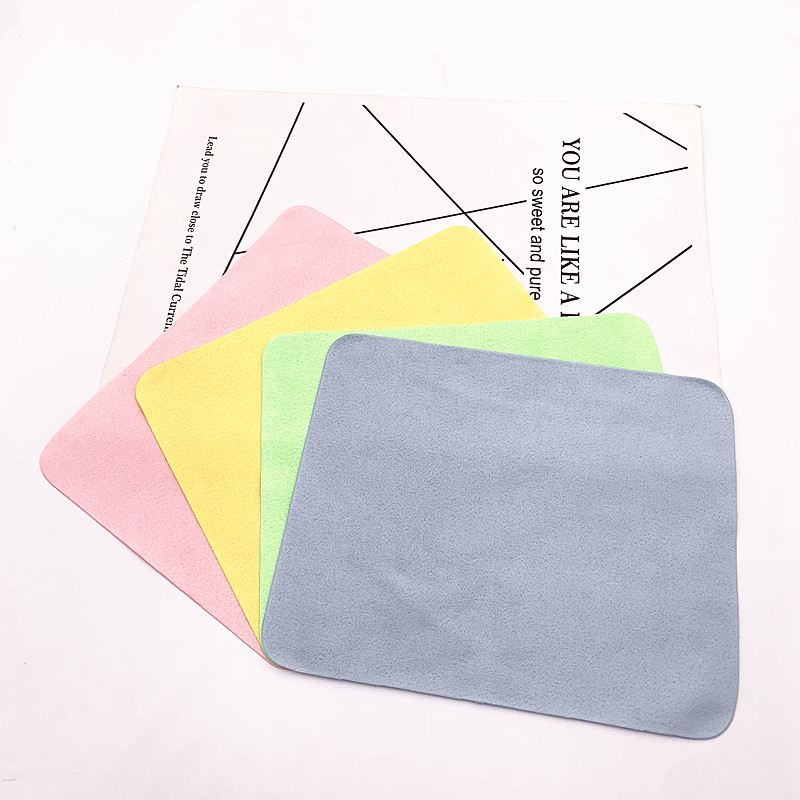 In stock glasses cloth professional cleaning mobile phone screen lens sea island silk lens cleaning microfiber wiping cloth
