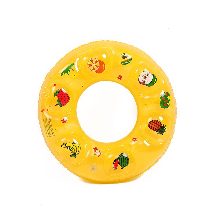 Factory wholesale 50-90# swimming ring thickened children inflatable swimming ring thickened double airbag swimming ring bubble swimming ring