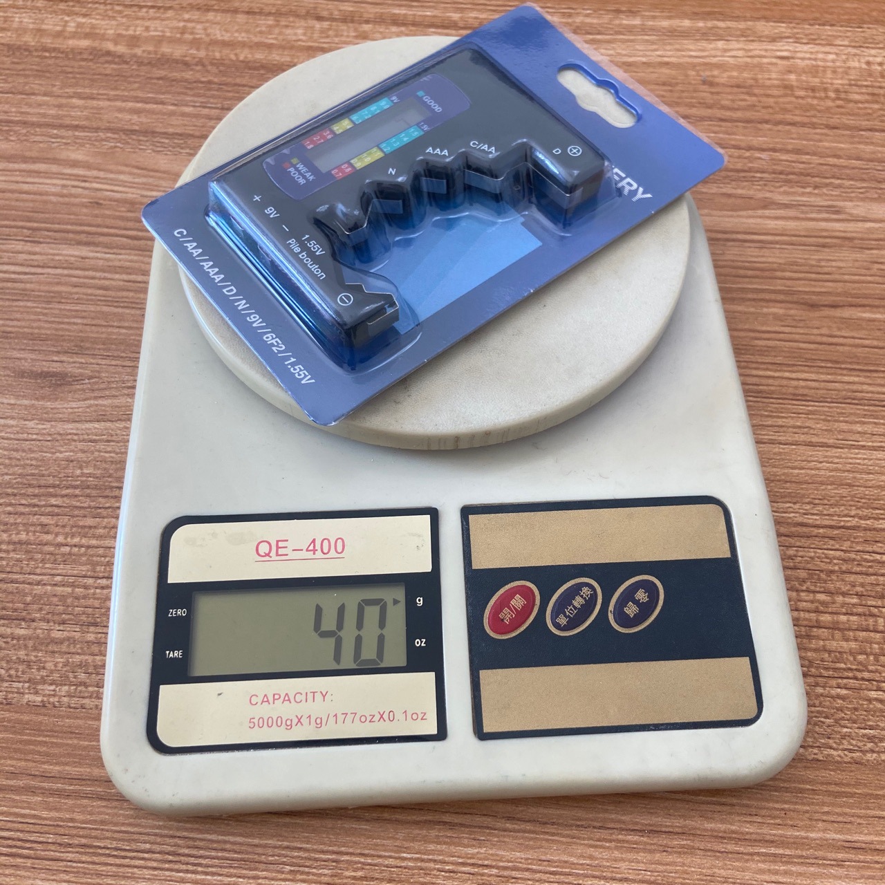 LCD Display Dry Battery Detector 1.5V/9V Battery Power Detector Battery Detector