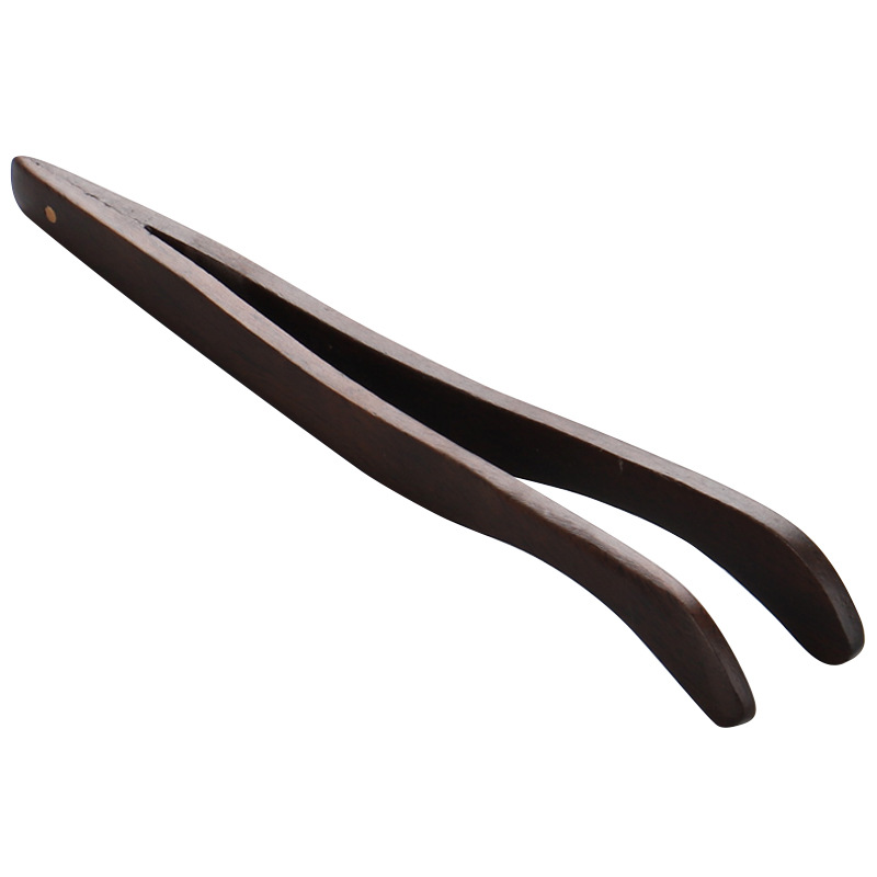 Ebony Wooden Tea Clip Tweezers Kung Fu Tea Set Tea Ceremony Accessories Clip Tea Cup High-end Wash Cup Anti-slip Tea Tea Wash