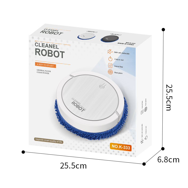 Cross-border intelligent floor sweeping robot mopping wet and dry floor wiping USB charging floor mopping robot