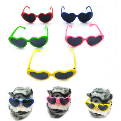 Cross-border Amazon dog cat pet love sunglasses cartoon pet glasses Teddy sunglasses pet headdress