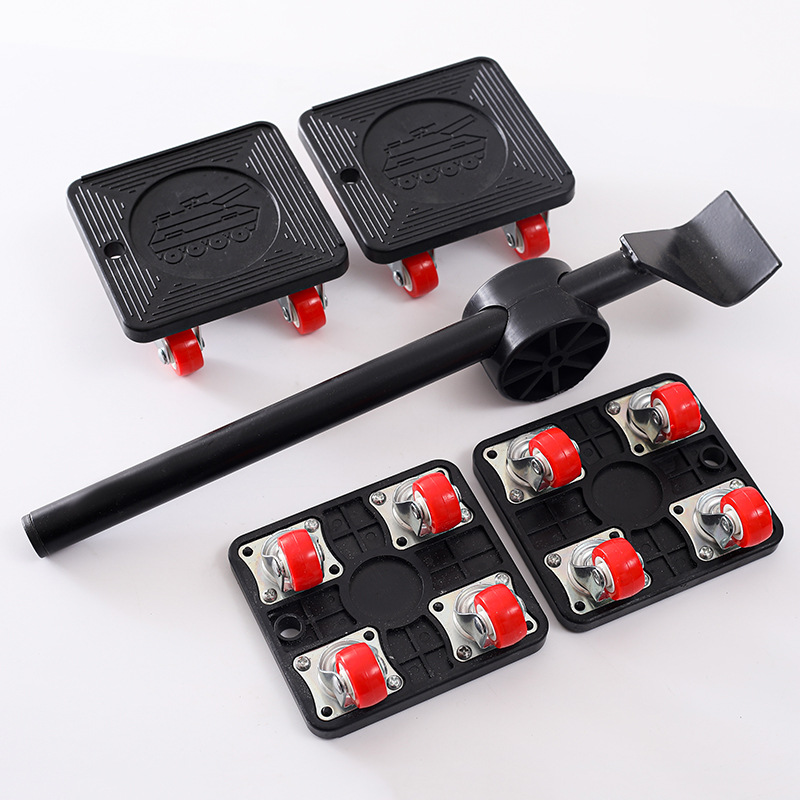 New Moving Tools Artifact Furniture Moving Mat Plastic Moving Tools Five-Piece Set Heavy Weight Mover Moving Mat