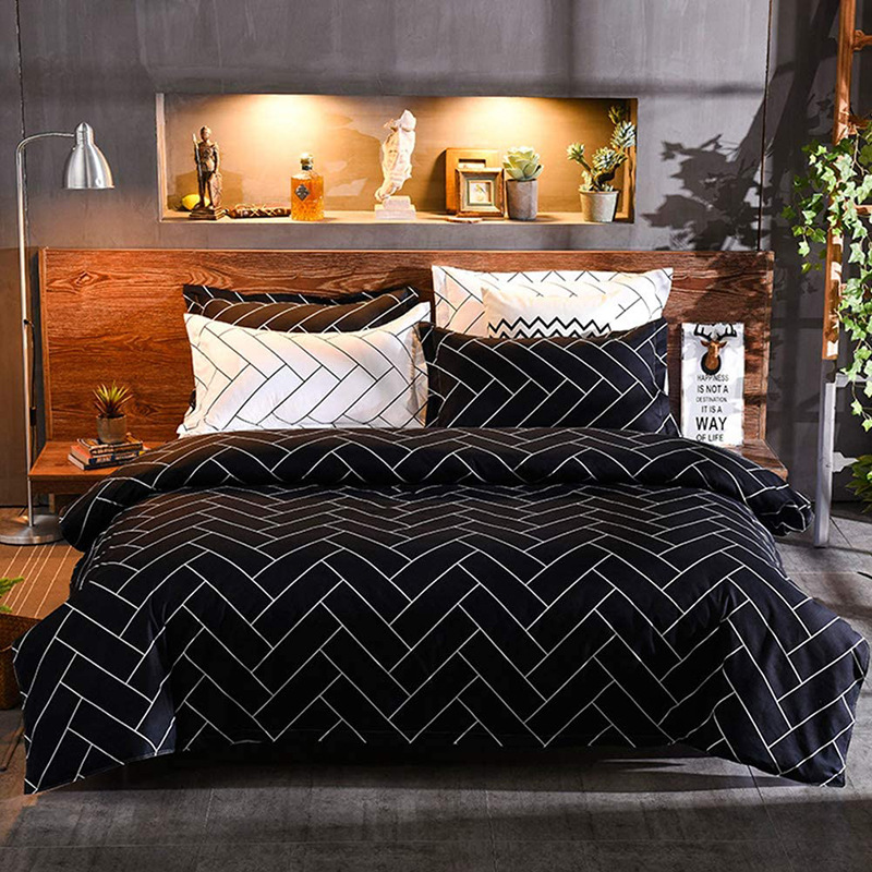 亞馬遜四件套 羽絨被套跨境家紡三件套 Duvet cover 外貿床上用品