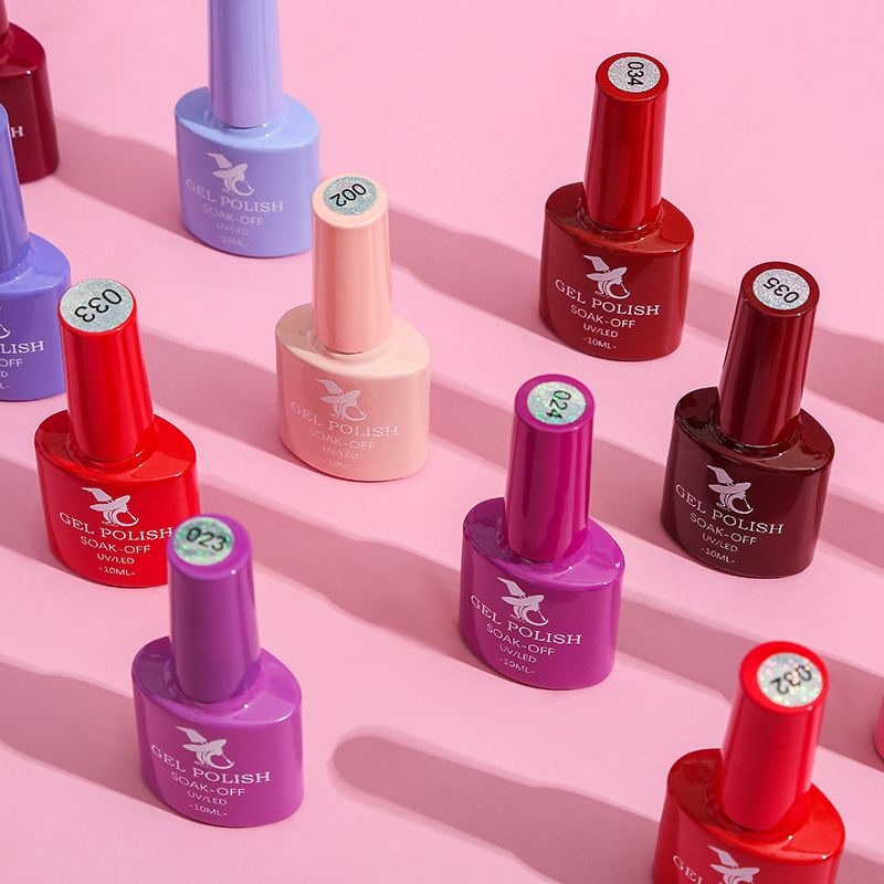 Cross-border explosions 48 color UV phototherapy glue Nail Polish glue set nail color glue wholesale Nail Polish glue wholesale