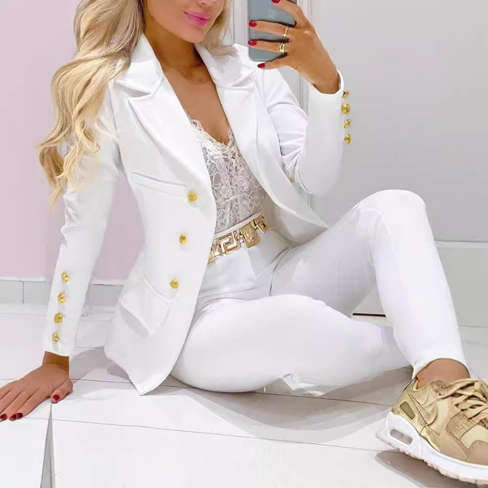2024 New Casual Fashion Small Suit Suit Women's Clothing