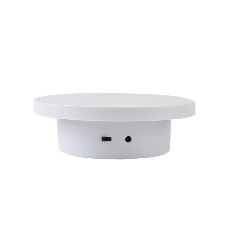 Electric display stand 14cm two-way live shooting animation rotating USB plug-in battery electric turntable