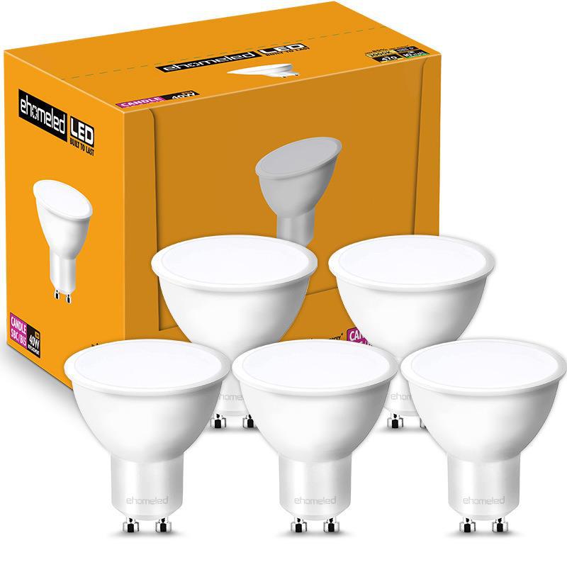 led spotlight GU10 lamp Cup COB lens super bright energy saving pin track lamp ceiling lamp downlight built-in lamp