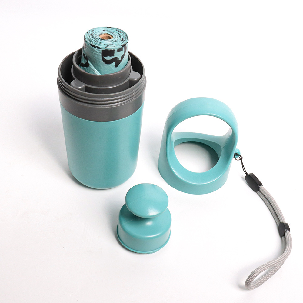 Cross-border new pet toilet picker dog out portable six-claw shovel excrement clip excrement picking garbage bag dispenser