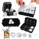 6 square (with cover) 6 balls (with small funnel) 37 grid honeycomb ice cube black skull (with funnel)