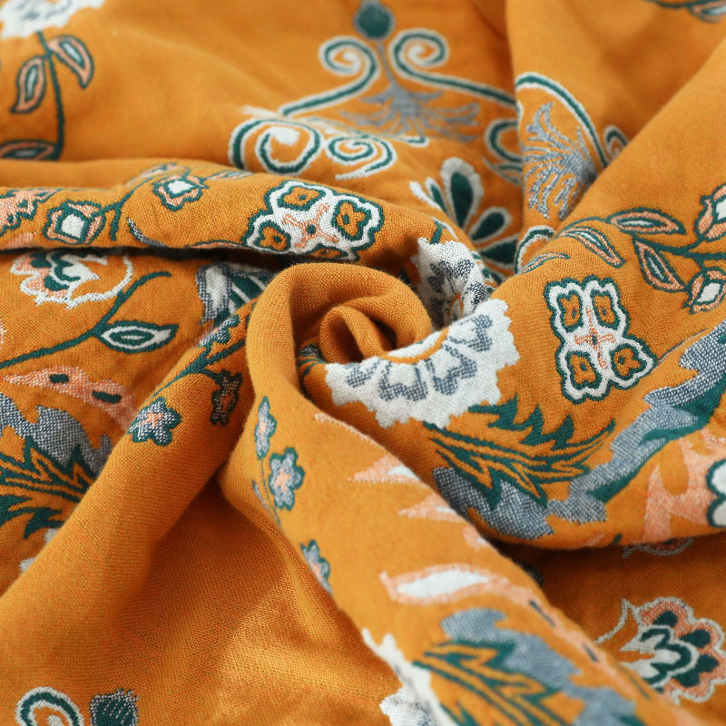 European Style Cotton Gauze Flower Language Tassel Sofa Towel Double-Sided Four Seasons Sofa Set Sofa Blanket Cover Blanket Towel Quilt