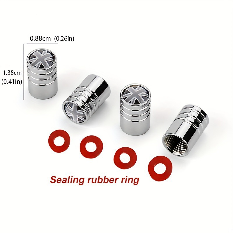Foreign trade British flag valve cap British flag tire valve core cap personality logo valve cap valve