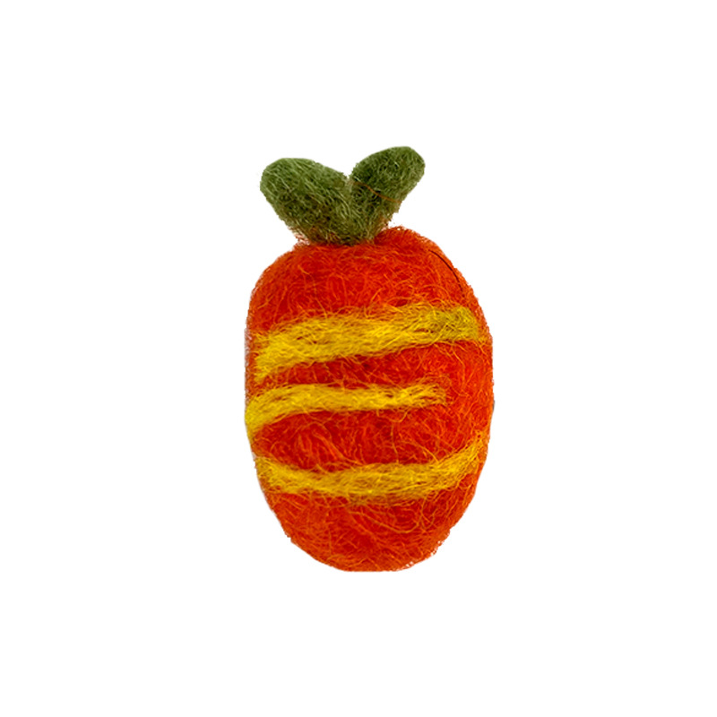 Poke cute cartoon carrot handmade radish finished hairpin diy accessories jewelry