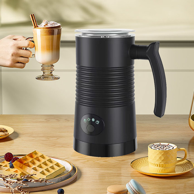 Full-automatic electric milk foaming machine household hot and cold electric milk brewing machine coffee milk brewing mixing cup milk foaming machine