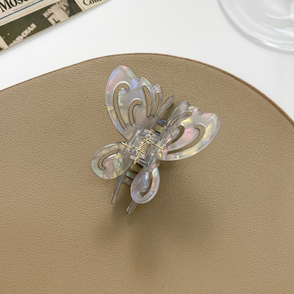Hollow butterfly catch half tie hair love shark clip fashion personalized hair accessories hairpin children's hairpin small hair clip plate hairpin_voghion.com
