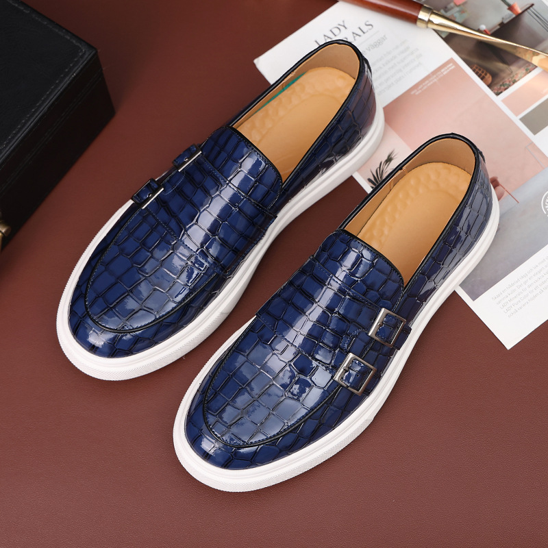 Men's Shoes summer breathable 2023 new casual slip-on loafers Tods men's business formal wear leather shoes men