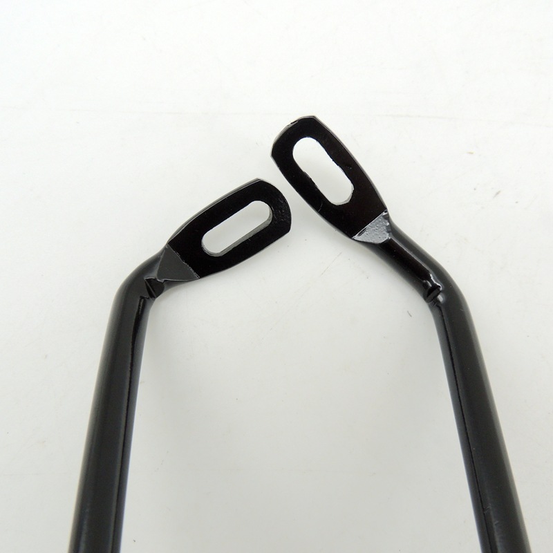Rear transmission protector bold mountain bike folding car rear dial steel protective frame protective device