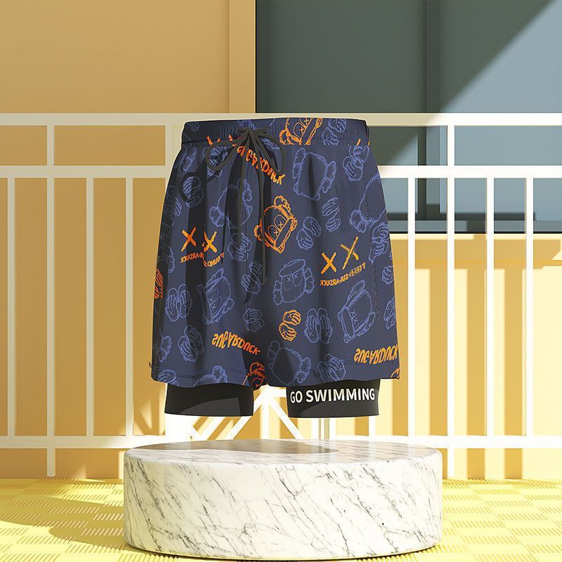 Orange bear [five swimming trunks]]